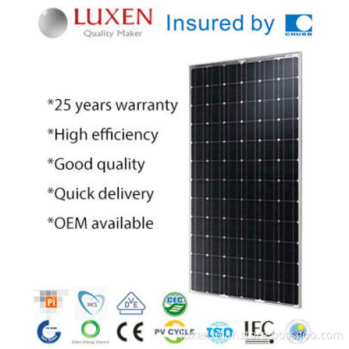 330W Monocrystalline Solar modules A grade